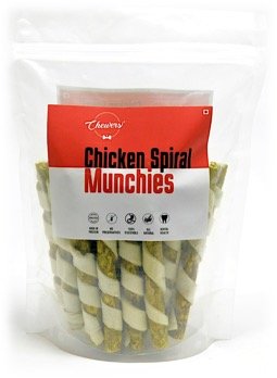 Chewers Chicken Twirls Dog Treat, 250g