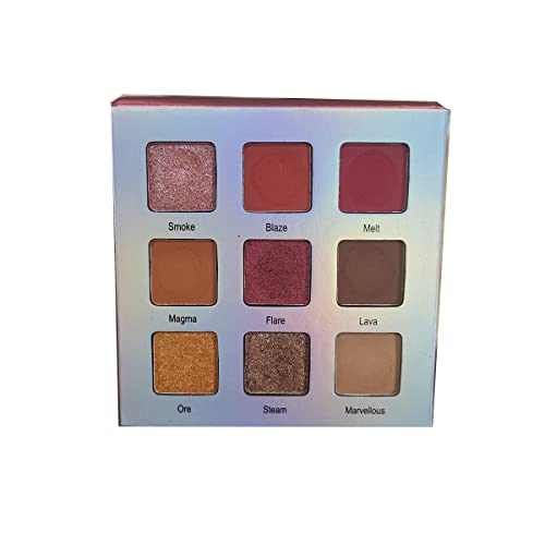 Highly Pigmented Eyeshadow Palette, YMH BEAUTE 9 Neon Green Matte Shimmer Eye Shadow Palettes Makeup Pallet Long-Lasting Blendable Waterproof Cruelty-free Eye Shadows