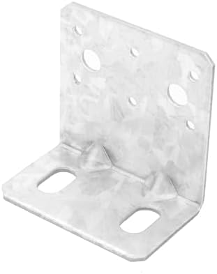 Post Base Ribs 10 Pcs 4x4 Post Base Bracket with Reinforcement Ribs, L Right Angle ...