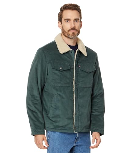 Image of Levi's Men's Corduroy Sherpa Lined Trucker Jacket (Regular & Big & Tall Sizes)