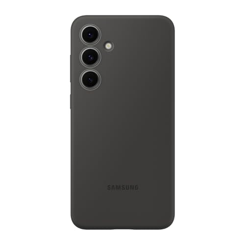 Samsung Coque Galaxy Officielle en Silicone pour S24 FE Noir