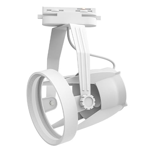 Support de rail pour éclairage de magasin et salon projecteur E27 blanc
