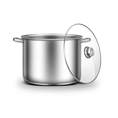 Ribelli Olla de Cocina Multifuncional 20 L - Caldera para Gulash, Sopa, Espárragos o Salsas - Práctica para Muchos Tipos de Cocina Excepto Inducción