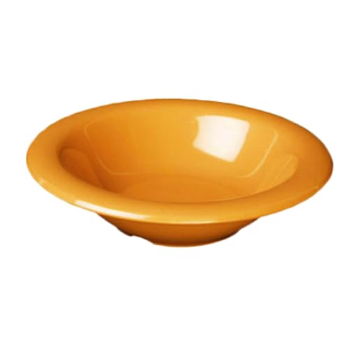 CR5044YW Salad Bowl, 4 oz., 4-3/4" Dia., Break-Resistant, Dishwasher Safe, Melamine, Yellow, BPA Free, NSF, Pack of 12