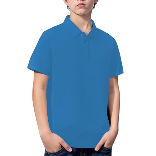 Kids Boys Girls Solid Color Short Sleeved Tops Spring Summer Autumn Children's Shirts Lapel Colar Top for School2