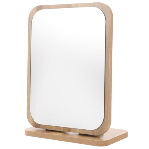 Miroir de pivotant bois pour maquillage de bureau Hemobllo - 2