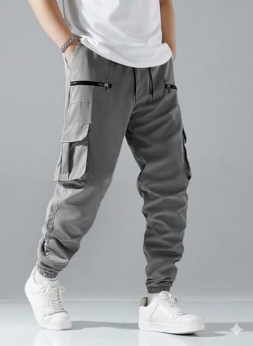Image of INKKR Men Cargo || Men Zipper Cargo Pants Cotton ||