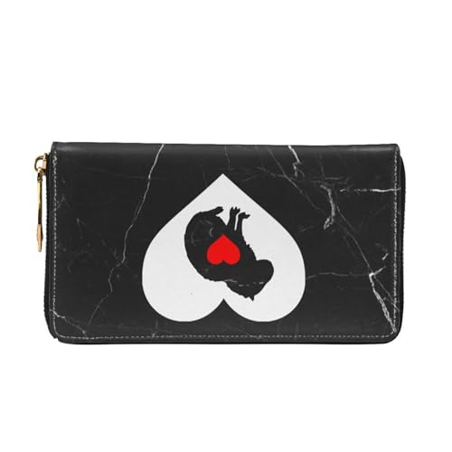 Capybara Silhouette Wallet Card Bag3