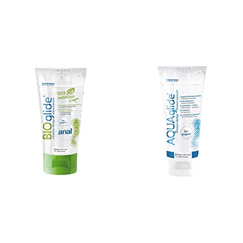 JOYDIVISION Bioglide Lubricante Anal   80 ml (11010) & Aquaglide Lubricante intimo, 200 ml