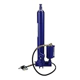 Garvee Cric hydraulique/pneumatique Longue portée 8T – Vérin Simple Robuste – Base Plate – Poignée Manuelle pour Grue d’Atelier et Levage Moteur – Fond en U, Stockage pneumatique et hydraulique