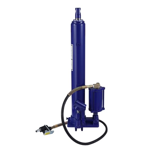 Garvee Cric hydraulique/pneumatique Longue portée 8T – Vérin Simple Robuste – Base Plate – Poignée Manuelle pour Grue d’Atelier et Levage Moteur –...