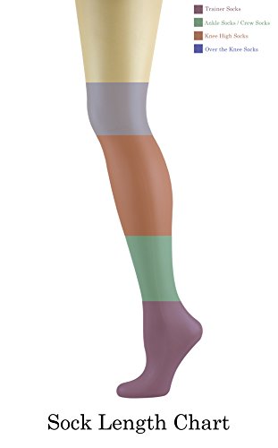 Mysocks Unisex Knee High Long Socks Plain - Image 3