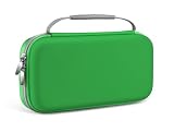 ivoler Funda Compatible con Nintendo Switch 2, Estuche de Transporte con 12 Cartuchos de Juego, Funda Protectora rígida de Viaje para Consola Nintendo Switch 2 y Accesorios - Verde