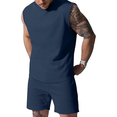 Lexiart Men's Summer Athletic Short Set Cover