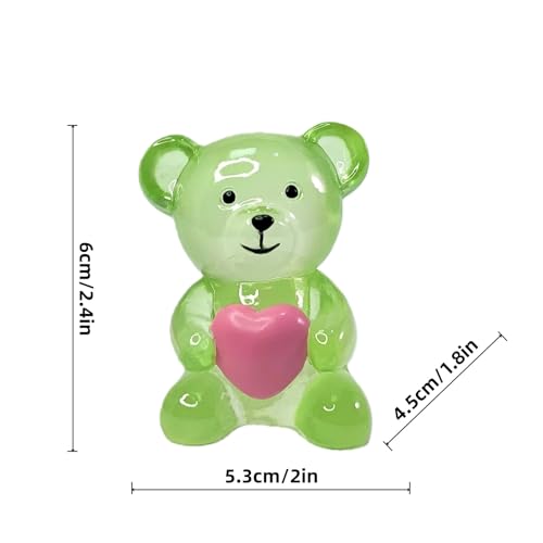 Statuettes d'ours pour rompre la monotonie d'une étagère vide