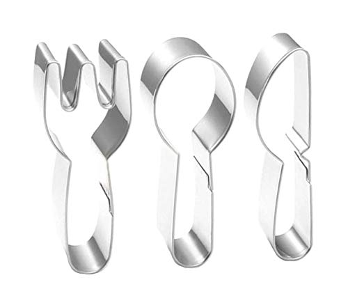 ZDYWY Knife Fork Spoon Shaped Cookie Cutters
