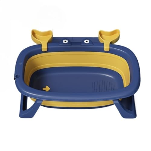 Fiozwea小型・中型犬用のポータブルでパッド入りのペットバスタブ。折りたたみ式で、脱走防止機能付き、屋外でも使える犬用品です。 (ベルリンブルー,おもちゃギフトパック + バスネット)