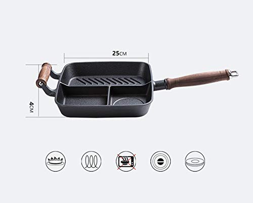 Cast-Iron-Grill-Pan-3-Section-Breakfast-Skillet-Frying-Pan-with-2-Assist-Handle-for-Gas-Stove-Induction-Cooker
