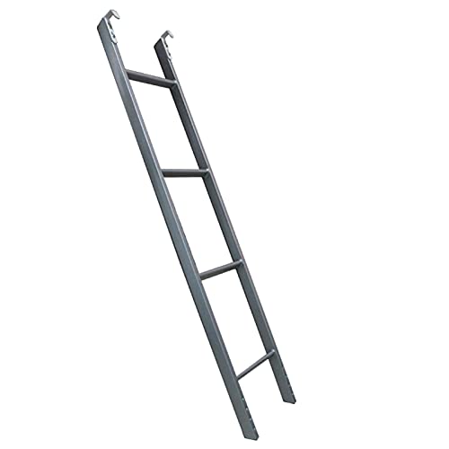 Escalera para loft y dormitorio juvenil con anclaje seguro de metal 4