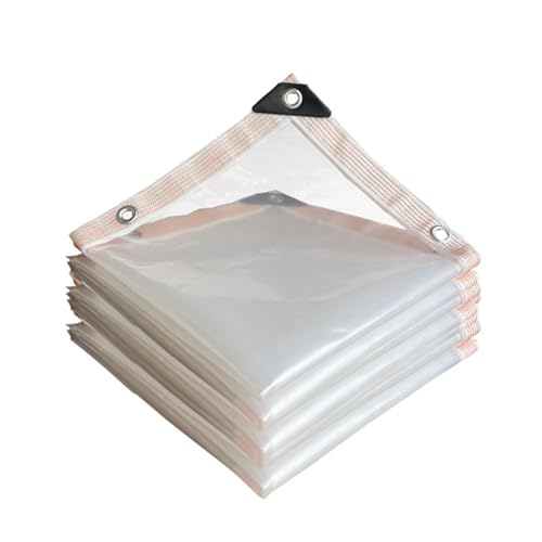 Bâche pour camping et jardin transparente de 4x8m imperméable pour vos meubles