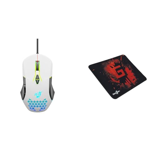 Image of Redgear A-15 Wired Gaming Mouse with RGB, Semi-Honeycomb Design and Upto 6400 dpi for Windows PC Gam
