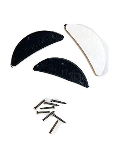 GUARD Quality Heel & Toe Plates Polyurethane (Plastic) Taps Savers 20 Pair, Size 6