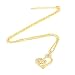 Xnjkws Collar Colgante de Mujer Medallón Hueco Corazón Sra. Clásica Étnica 18k...
