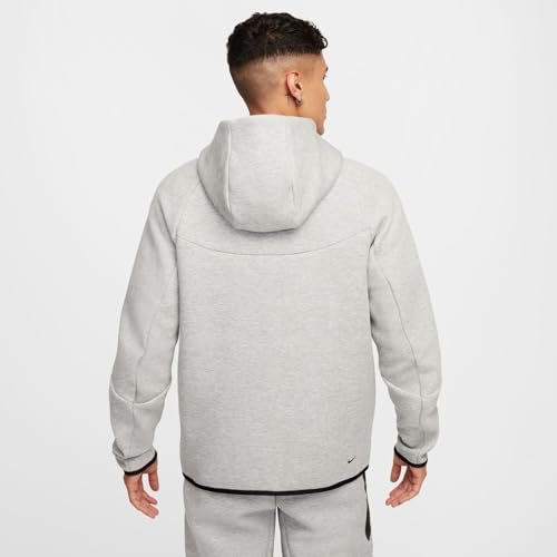 Nike Tech Men's Full-Zip Windrunner Hoodie (HV0949-063, Dark Grey Heather/Black)3