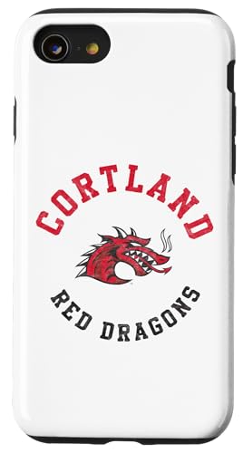 SUNY Cortland Red Dragons Vintage Retro �X�}�z�P�[�X iPhone SE (2020) / 7 / 8 �p