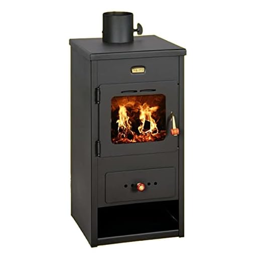 Prity K1 Optima Poêle à bois multi-combustible 8 kW