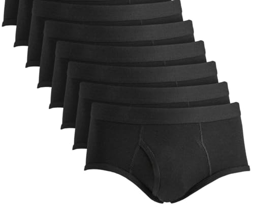 Club Room Mens 8 Pack Tagless Briefs Black S3