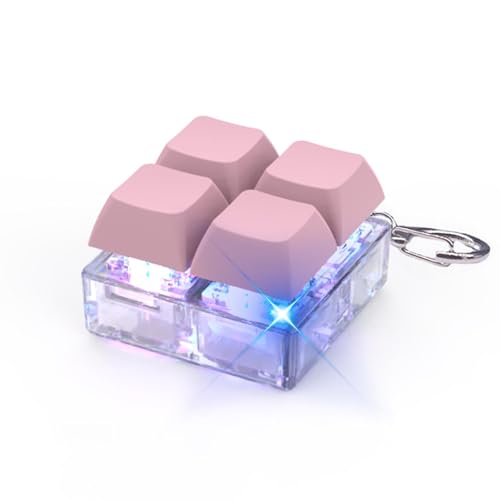2 Stück 4-Tasten Sensory Fidget Schlüsselanhänge Produktbild-Vorschau 4