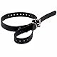 Educator Biothane Halsband, 1,9 cm, Schwarz
