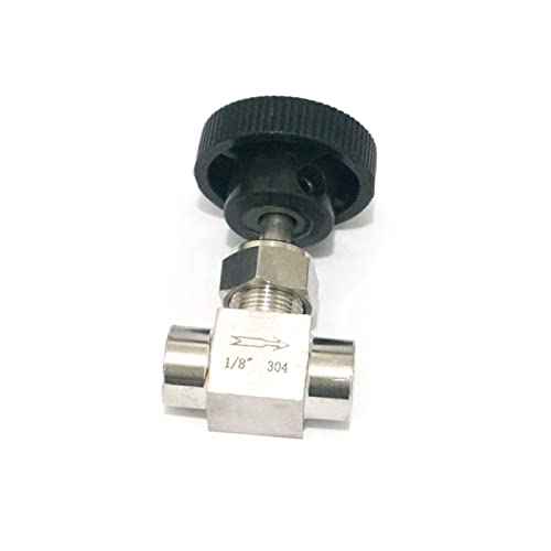 CHANWA Valve 1/8" BSP Female Thread 304 Stainless Steel Flow Control
