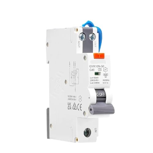 Diferencial magnetotérmico GYR10N de corte automático contra sobrecorriente Tipo A 16A 3