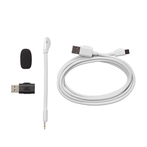 Quantum 360 Cuffie Gaming Wireless Over Ear, con Doppia Connessione Wireless 2.4GHz/Bluetooth, 22 ore di Autonomia, Compatibilità Multi-Platform, Microfono Rimovibile con Opzione Mute, Bianco - Cuffia gaming - Immagine 5