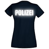 polizei shirt 116 Große Farbauswahl und haltbarer Textildruck in verschiedenen Druckfarben: Reflex, Retroreflektieren, Nachleuchtend, fluoreszierend, Weiß.