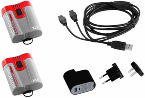 Hotronic Foot Warmer XLP 1C Power Set 1 Pair (Battery Packs & Recharger)