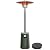 EAST OAK 50,000 BTU Patio Heater with Sand Box, Table Design, Double-Layer Stainless Steel Burner, Wheels, Triple Protection System, Outdoor Heater for Home and Residential, Rain Forest