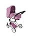 Produktbild Bayer Chic 2000® 3in1 Kombi Puppenwagen Jara  Jeans Pink  faltbar, höhenverstellbarer Griff 47-78 cm  Tragetasche  Puppen bis 52 cm, 4-8 J, 27.56 x 16.14 x 33.46 in