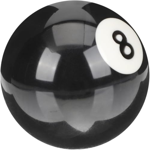 WADY Billiards Black Eight Ball 8 Pool Cue Ball Billiards Pool Balls 8 Billiard Balls Magics 8 Ball Replaceable Billiard Ball 8 Balls for Pool Tables Number Two British Resin Necessity