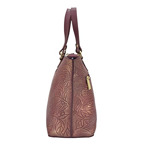 Image of Anuschka Women's Original Hand-Painted Genuine Leather Medium Tote