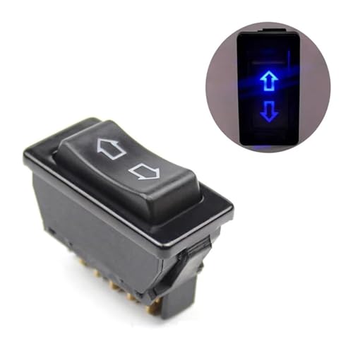 Commande lève-vitre de remplacement interrupteur bascule 12V bouton poussoir auto