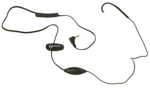 Geemarc Telecom CLHOOK1 Noir avec prise jack 2.5mm et réglage du volume intégré
