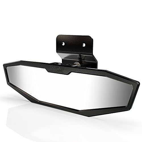 Image of MZS Aluminum RZR PRO XP Rear View Mirror, UTV Rearview Center Mirror Accessories Adjustable 2883763 Compatible with RZR PRO XP / 4, RZR Trail /S, RZR Turbo R /4