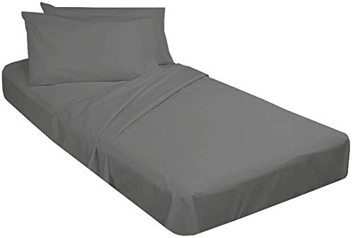 Cottington Lane 4 Piece Cot Sheets Set 25" X 75" with 6 Inch Deep Pocket Dark Grey Solid, 100% Egyptian Cotton Cot Sheets, Perfect for Narrow Twin, Camp Bunk,Trifold Mattress, Guest Bed Replacement Cottington Lane 4 Piece Cot Sheets Set 25" X 75" with 6 Inch Deep Pocket Dark Grey Solid, 100% Egyptian Cotton Cot Sheets, Perfect for Narrow Twin, Camp Bunk,Trifold Mattress, Guest Bed Replacement