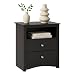 Prepac Sonoma Tall 2-Drawer Nightstand, Black