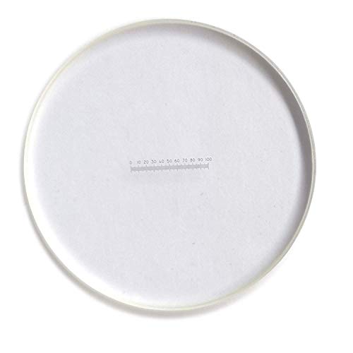 Micrómetro ocular de 0 01 mm 0 05 con forma de regla