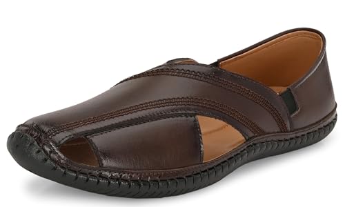 Karaddi 5079 Men's Loafer Stylish Ethnic Peshawari Nagra Mojadi S...