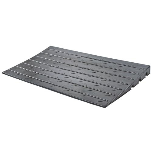 Silver Spring 2.5" Doorway Threshold Ramp for Wheelchair, Scooter, 3 Hose Channels, Silver Spring sold by Discount Ramps Amazon